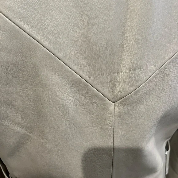 REMAIN Birger Christensen Authentic Camel/Beige/Tan Leather Blazer BNWT Size L
